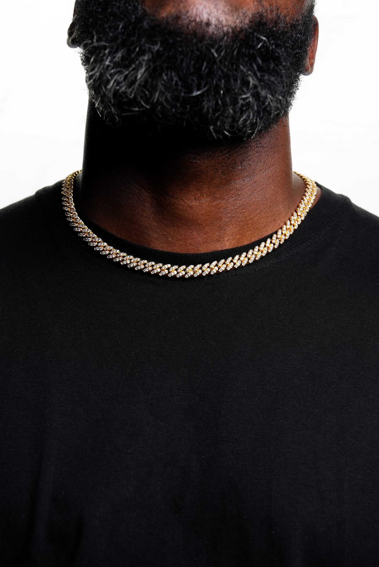 8mm Ice Cuban Chain Gold