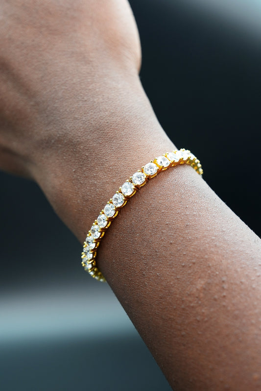 5mm Tennis Bracelet Gold