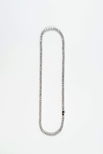 5mm Tennis Chain White Gold