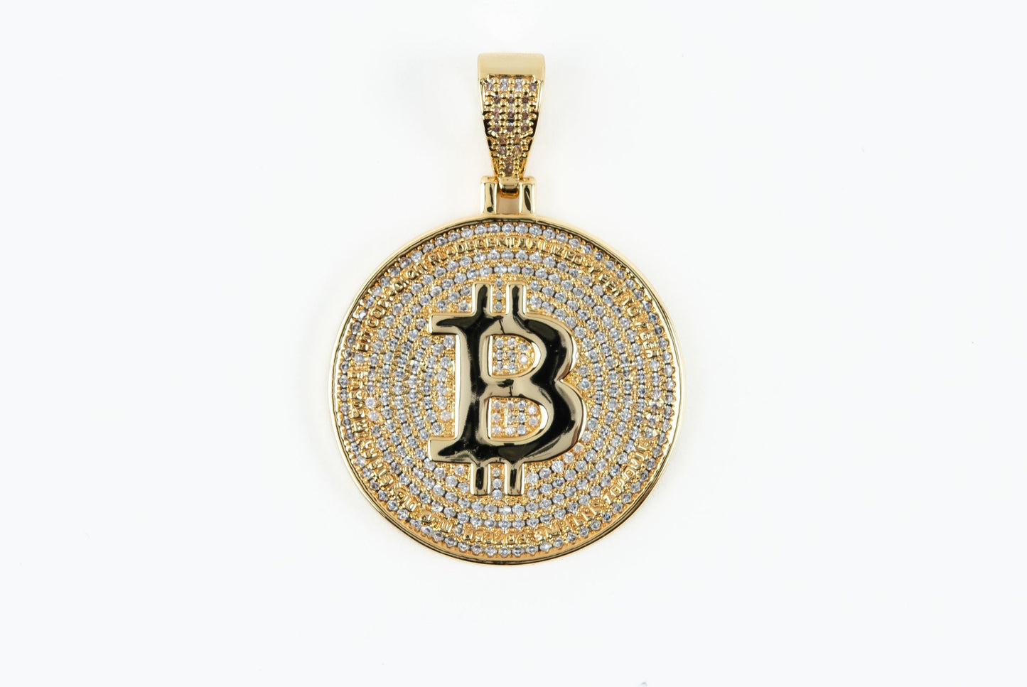 BITCOIN Pendant Gold